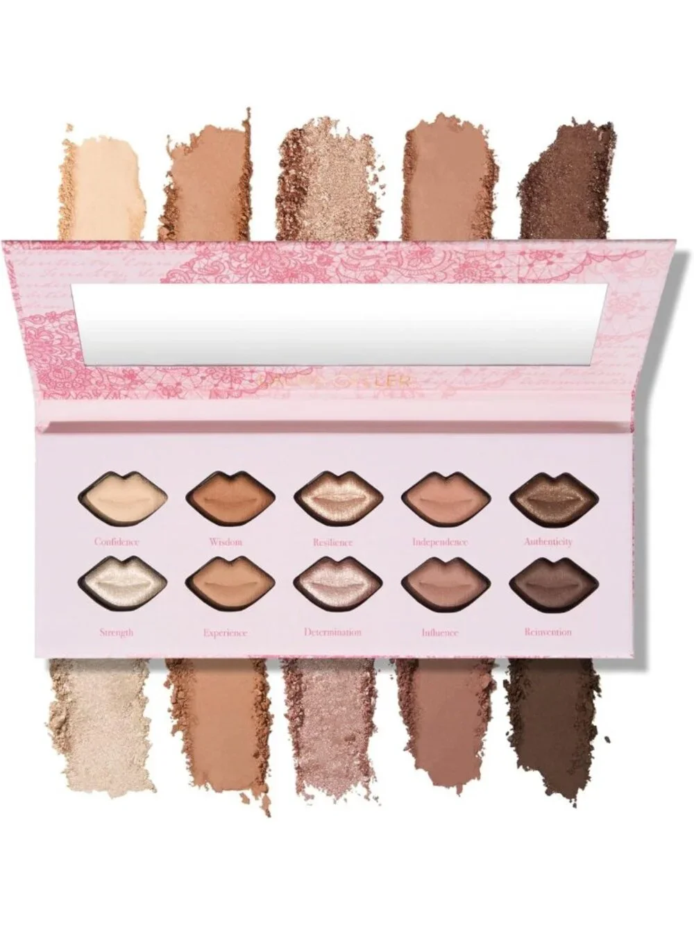 Vibrant Baked Kisses Eyeshadow Palette - 12 Stunning Shades for All Looks